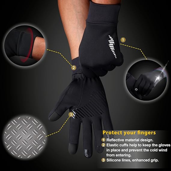 Warm Touch Screen Winter Gloves